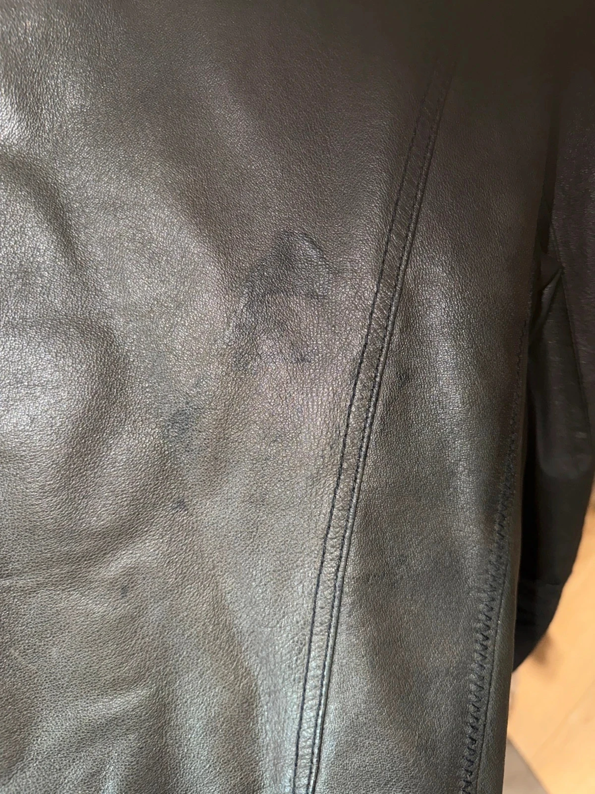 Faux leather jacket – photo 8